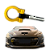 Gancho Engate Reboque Tow Hook Carro Camionete Amarelo - Imagem 6