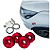 Kit Trava Para-choque Anilha Quick Releas Vermelho Estilo BR - Imagem 10
