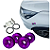 Kit Trava Para-choque Anilha Quick Release Rosa Estilo BR - Imagem 10