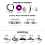 Kit Trava Para-choque Anilha Quick Release Rosa Estilo BR - Imagem 5