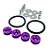 Kit Trava Para-choque Anilha Quick Release Rosa Estilo BR - Imagem 6