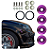 Kit Trava Para-choque Anilha Quick Release Rosa Estilo BR - Imagem 4