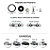 Kit Trava Para-choque Anilha Quick Release Preto Estilo BR - Imagem 8