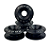 Kit Trava Para-choque Anilha Quick Release Preto Estilo BR - Imagem 2