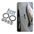 Kit Trava Para-choque Anilha Quick Release Prata Estilo BR - Imagem 10