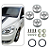 Kit Trava Para-choque Anilha Quick Release Prata Estilo BR - Imagem 3