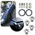 Kit Trava Para-choque Anilha Quick Release Prata Estilo BR - Imagem 9