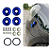 Kit Trava Para-choque Anilha Quick Release Azul Estilo BR - Imagem 1