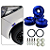 Kit Trava Para-choque Anilha Quick Release Azul Estilo BR - Imagem 6