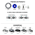 Kit Trava Para-choque Anilha Quick Release Azul Estilo BR - Imagem 9