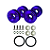 Kit Trava Para-choque Anilha Quick Release Azul Estilo BR - Imagem 5