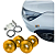 Kit Trava Para-choque Anilha Quick Release Amarelo Estilo BR - Imagem 8