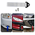 Tow Strap Fita Cinta de Reboque Para-Choque Cinza Estilo BR - Imagem 3