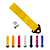 Kit Tow Strap Fita Cinta de Reboque Amarelo Engate Estilo BR - Imagem 1