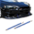 Haste Spoiler Azul Lip Skirt Universal 20cm Suporte Saia bmw - Imagem 9