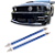 Haste Spoiler Azul Lip Skirt Universal 20cm Suporte Saia bmw - Imagem 7