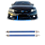 Haste Spoiler Azul Lip Skirt Universal 20cm Suporte Saia bmw - Imagem 5