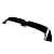 Spoiler Traseiro Volkswagen GOLF MK4 MK4,5 Sapão Black Piano - Imagem 2