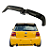 Spoiler Traseiro Volkswagen GOLF MK4 MK4,5 Sapão Black Piano - Imagem 7