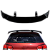 Spoiler traseiro Universal Preto Metálico Golf T-Cross Kicks - Imagem 10