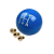 Bola Manopla De Cambio Azul Universal Ford Audi Volkwagem GM - Imagem 6