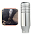 Manopla Câmbio Esportiva Metal Cromado Universal Regulável - Imagem 1