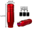 Manopla Câmbio Esportiva Metal Vermelho Universal Ajustável - Imagem 6