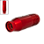 Manopla Câmbio Esportiva Metal Vermelho Universal Ajustável - Imagem 2