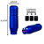 Manopla Câmbio Esportiva em Metal Azul Universal Ajustável - Imagem 6