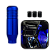 Manopla Câmbio Esportiva em Metal Azul Universal Ajustável - Imagem 1
