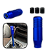 Manopla Câmbio Esportiva em Metal Azul Universal Ajustável - Imagem 7