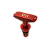 Puxador Vareta Óleo Motor Tuning Universal Vermelho Metal - Imagem 1
