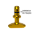 Puxador Vareta Óleo Motor Tuning Universal Amarelo Metal - Imagem 6