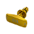 Puxador Vareta Óleo Motor Tuning Universal Amarelo Metal - Imagem 3
