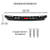 Difusor Para-Choque Traseiro Preto Universal Ford Chevrolet - Imagem 5