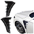 Scoop Entrada De Ar Lateral Universal Sport Preto Chevrolet - Imagem 1