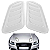 Scoop Tomada De Ar Esportivo Universal Capô Branco intake M - Imagem 1