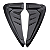 Scoop Entrada De Ar Lateral Esportivo Universal Intake Preto - Imagem 2