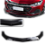 Spoiler Frontal Universal Black Piano Chevrolet Volkswagen M - Imagem 5