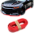 Aerofólio Spoiler frontal Carro Universal Ajustável Vermelho - Imagem 10