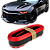 Saia Frontal Vermelho Preto Flexível Carro Flexível Lateral - Imagem 3