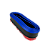 Saia frontal Universal Flexível PVC Preto com Azul ajustável - Imagem 2