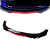 Spoiler Saia Frontal Universal Black Piano  Vermelho Premium - Imagem 10