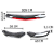 Spoiler Saia Frontal Universal Black Piano  Vermelho Premium - Imagem 4