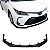 Spoiler dianteiro Toyota Corolla Black Piano XEI Para-choque - Imagem 1