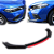 Aerofólio frontal Honda Civic G11 Preto Vermelho Para-choque - Imagem 4