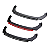 Spoiler Dianteiro Universal Ajustável Front Lip Saia Jetta M - Imagem 7