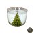 VELA  NATAL AROMÁTICA  COM CERA  COCO -  100 GRAMAS - Imagem 2