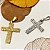 Pingente Crucifixo Folha do Cerrado - Imagem 1