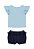 Conjunto Feminino para Bebê Blusa e Shorts TileeSul - Imagem 5